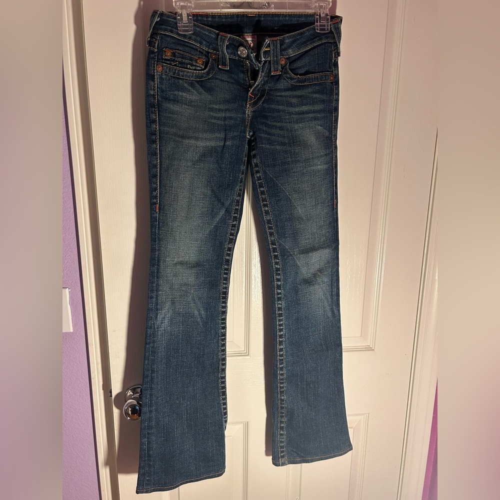 True Religion Dark Blue Flare Jeans